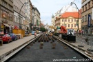 Rekonstrukce tramvajové tratě v Národní | 05.08.2010
