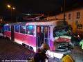 Stav vozu T3SUCS #7121 po železniční nehodě na Pohořelci.  | 10.01.2020