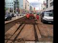 Rekonstrukce tramvajové tratě ve Sokolovské ulici. | 01.03.2020