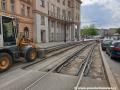Oprava tratě v ulici Na Moráni. | 01.05.2020
