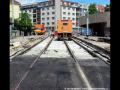 Prostor zastávek Strašnická s tratí konstrukce W-tram. | 04.07.2020