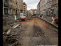 Oprava propadnutí tratě v Radlické ulici u zastávky Braunova. | 26.02.2022