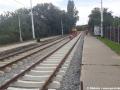 Pokračující modernizace tramvajové tratě v úseku Vozovna Hloubětín - Starý Hloubětín. | 01.09.2022