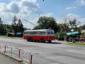 Trolejbus Praga TOT v zastávce U Matěje. | 29.08.2022