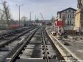Práce na zřizování pevné jízdní dráhy W-tram postoupily opět o cca 100 metrů. | 08.11.2022