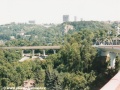 Celkový pohled na mostní estakádu přes Prokopské údolí. | 9.8.2003