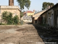 Areál karlínské Rustonky během své demolice a odstraňování pozůstatků kolejiště | 22.9.2007