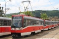 Souprava vozů T3RF #1669+1670. Vozy byly původně v roce 1999 firmou ČKD Dopravní systémy vyrobeny pro Samaru. Odkoupeny do Brna byly v roce 2002. | 17.5.2015