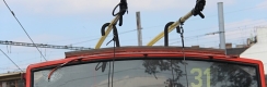 Detail poškození trolejbusu Škoda 14TrR ev.č.3224. | 18.5.2015