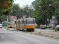 V protisměru zastávku Hun utca tér opustila trojice vozů T5C5 ev.č.4239+4047+4294 vypravená na linku 14... | 12.7.2012