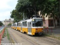 Pohled na vzdalující se trojici vozů T5C5 ev.č.4238+4251+4310 samozřejmě nesmí chybět :-). | 12.7.2012