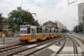 Do konečné zastávky Bécsi út / Vörösvári út míří souprava vozů T5C5 ev.č.4280+4281+4276 vypravená na linku 1. | 25.6.2014