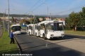 A náš PAN ŘIDIČ, mimochodem řidič úplně prvního trolejbusu, který 1. července 1995 svezl cestující, Jindřich Petráček usměrňuje kolegu, aby nám trochu přibrzdil. | 30.9.2017