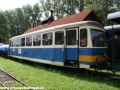 Řídící vůz 911.902-5 Trenčianské elektrické železnice posmutněle postává v kolejišti v Čiernem Balogu, kde by měl sloužit jako vítaná posila vozového parku. Jen s tou elektřinou se již asi nesetká... | 7.8.2010