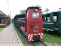 Motorová lokomotiva Lienka, TU 24.901 v areálu stanice Čierny Balog. | 7.8.2010