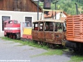 Odstavené vozy v Čiernem Balogu. | 18.7.2012