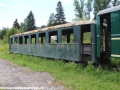 Mimo uzavíratelný areál v Čiernem Balogu, na samém konci koleje, se ocitly i vozy, jejichž stav se za léta našich návštěv příliš nezměnil... | 18.7.2012