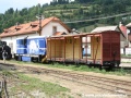 Odstavené vozy a lokomotivy železničky v Čiernem Balogu | 8.8.2007