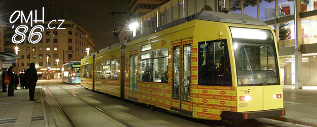 Zastávka Willy-Brandt-Platz a linka 11, vůz 033. | 19.-20.12.2009