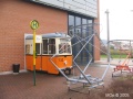 Netradiční vchod do tramvajového muzea umístěného nad halou ústředních dílen | 17.11.2005