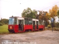 Jeden spoj linky 8, obsazený na fotografii vozem 105N ev.č.471 jezdí až do Biskupic | 30.9.2004