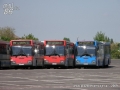Místní flotila autobusů značky Mercedes zleva ev.č.309, 311 a 312 (Betriebshof Freiimfelder Str.) | 8.5.2008