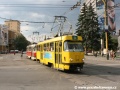 Pražské tramvaje naposledy zdraví Shortyho v jeho soupravě vozů T3 ev.č.423+424 tentokráte u Námestí Osloboditeľov. | 7.8.2007