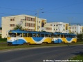 Súprava ev.č.363+357 prichádza ku kruhovému objazdu na Moldavskej ceste. | 30.4.2012
