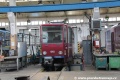 Vůz T6A5 ev.č.615 v hale těžké údržby tramvají. | 18.10.2014