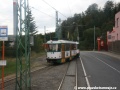 Ve výhybně Brandl se zrychleně křižujeme se soupravou vozů T3R.PV ev.č.27+T3R.PLF ev.č.35 a uháníme do Jablonce nad Nisou. | 13.9.2011