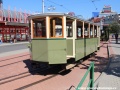 Vlečný vůz ev.č.44 „Plecháč“ pochází z roku 1932, je jediným dochovaným vlečným vozem úzkorozchodných tramvajových provozů v Česku. | 7.9.2013