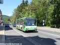 Trolejbus Škoda 14TrM ev.č.48 u zastávky Knihovna. | 13.-14.6.2014