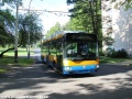 Obratiště Panská Pole opouští trolejbus Škoda 24Tr CityBus ev.č.52 na lince 5... | 13.-14.6.2014