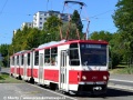 Linka 1 odjíždí ze zastávky Szent Anna tér směrem k nádraží. | 28.8.2012