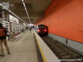 Odjezd soupravy metra typu C ze stanice Oberwiessenfeld. | 13.1.2012