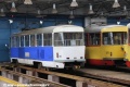 Vozy T3M3 ev.č.312 a T3SUCS ev.č.211 ve vozovně Litvínov. | 2.6.2012