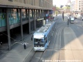 2x tramvaj SL 95 z nadhledu u Busterminálu. | duben/květen 2011