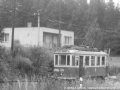 Odstavná kolej v Dolní Lhotě s motorovým vozem e.č.60 | 20.7.1983