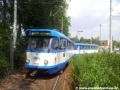Křivácký kurz 2/208 zajišťuje provoz na čtyřech linkách s porubskou soupravou, zde progressy ev.č.1000+964 při pauzování v porubské vozovně jako linka 9... | 29.7.2012