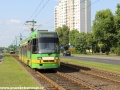 U zastávky Osiedle Piastowskie zachycen vůz RT6N1 ev.č.407. | 2.7.2012