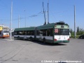 Largo Labia, bimodální vůz Solaris Trollino 18T dorazil na konečnou zastávku linky č. 90. | duben 2010