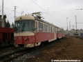 Jednotka 420 959-9 odstavená v depu Tatranských Elektrických Železnic Poprad. | 16.3.2011