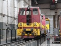 Odstavené pracovní lokomotivy v popradském depu. | 15.7.2012