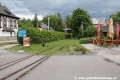 Koncový šturc „velké“ železnice v Tatranské Lomnici. V minulém roce došlo ke snesení části koleje vpravo. | 29.6.2017