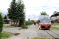 Setkání motorového vozu 812 051-5  „velké“ železnice s dvojicí jednotek Tatranských Elektrických Železnic 425 952-9+425 962-8 v Tatranské Lomnici. | 29.6.2017