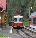 Křižování jednotky EMU 89.0009 ve stanici Vyšné Hágy s jednotkou 425 952-9. | 22.9.2018