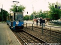 Souprava vozů 105N vedená vozem ev.č.2292, linka 21, ulice Legnicka | 20.5.2000