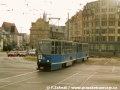 Souprava vozů 105N vedená vozem ev.č.2292, linka 21, ulice Legnicka | 20.5.2000