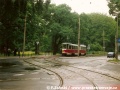 Mickiewiczowa, zde koleje protínají vozovku v celé šířce | 20.5.2000