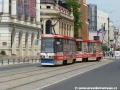 Modernizovaná souprava vozů Konstal 105NWr ev.č.2324+2305 u zastávky Opera. | 20.7.2011